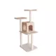 Product GleePet 57-inch Faux Fur Real Wood Cat Tree & Condo, Beige