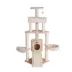 Armarkat 58-in Faux Fur Multi-Level Real Wood Cat Tree, Beige image thumbnail 2