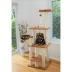 Armarkat 64-in Faux Fur Condo & Real Wood Cat Scratching Furniture Stand, Brown image thumbnail 2