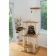 Product Armarkat 64-in Faux Fur Condo & Real Wood Cat Scratching Furniture Stand, Brown