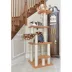 Armarkat 64-in Faux Fur Condo & Real Wood Cat Scratching Furniture Stand, Brown image thumbnail 4