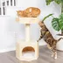 Armarkat 29-in Premium Scots Pine Real Wood Condo & Cat Tree, Natural image thumbnail 4