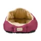 Product Armarkat Burgundy & Beige Cave Cat Bed