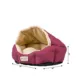 Product Armarkat Burgundy & Beige Cave Cat Bed