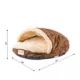 Product Armarkat Mocha Luxe Velvet Burrow Cave Cat Bed