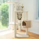 Product Armarkat 54-in Premium Scots Pine Real Wood Condo & Cat Tree, Natural