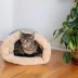 Armarkat Sage Green Faux Suede Warm Sleeping Cave Cat Bed image thumbnail 2