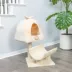 Armarkat 31-in Faux Fleece Real Wood Scratching Post & Condo Cat Tree, Goldenrod image thumbnail 7