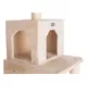 Product GleePet 74-in Faux Fur Condo & Real Wood Cat Tree, Beige