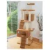Armarkat 74-in Faux Fur Two Playhouses & Running Ramps Real Wood Cat Tree, Ochre Brown image thumbnail 3