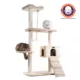 Product Armarkat 58-in Classic Faux Fur Real Wood Cat Kitten Climbing Tree, Beige