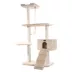 Armarkat 58-in Classic Faux Fur Real Wood Cat Kitten Climbing Tree, Beige image thumbnail 3