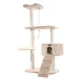 Product Armarkat 58-in Classic Faux Fur Real Wood Cat Kitten Climbing Tree, Beige