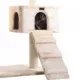 Product Armarkat 58-in Classic Faux Fur Real Wood Cat Kitten Climbing Tree, Beige