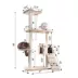 Armarkat 58-in Classic Faux Fur Real Wood Cat Kitten Climbing Tree, Beige image thumbnail 7
