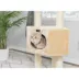 Armarkat 52-in Classic Faux Fur Real Wood Cat Tree Gym Furniture, Beige image thumbnail 3