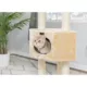 Product Armarkat 52-in Classic Faux Fur Real Wood Cat Tree Gym Furniture, Beige