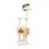 Armarkat 52-in Classic Faux Fur Real Wood Cat Tree Gym Furniture, Beige image thumbnail 7