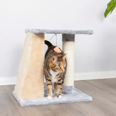 Product Armarkat 20-in Two-Level Platform Real Wood Cat Scratcher, Gray