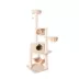 Armarkat 72-in Classic Faux Fur Real Wood Condo, Basket & Cat Tree, Beige image thumbnail 2