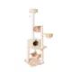 Product Armarkat 72-in Classic Faux Fur Real Wood Condo, Basket & Cat Tree, Beige