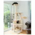 Armarkat 72-in Classic Faux Fur Real Wood Condo, Basket & Cat Tree, Beige image thumbnail 4