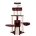 Armarkat 58-in Classic Faux Fleece Real Wood Cat Tree, Red & Black Tartain Plaid image thumbnail 2