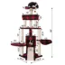 Armarkat 58-in Classic Faux Fleece Real Wood Cat Tree, Red & Black Tartain Plaid image thumbnail 5