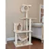 Armarkat 62-in Classic Faux Fur Top Perch Real Wood Cat Tree, Beige image thumbnail 3