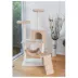 GleePet 57-in Faux Fur Condo, Hammock, Running Ramp Real Wood Cat Tree, Beige image thumbnail 3
