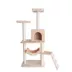 GleePet 57-in Faux Fur Condo, Hammock, Running Ramp Real Wood Cat Tree, Beige image thumbnail 4