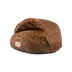 Armarkat Brown Animal Print Faux Suede Cave Cat Bed image thumbnail 3
