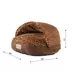 Armarkat Brown Animal Print Faux Suede Cave Cat Bed image thumbnail 4