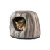 Armarkat Gray & Silver Stripe Cave Cat Bed image thumbnail 1