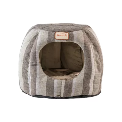 Product Armarkat Gray & Silver Stripe Cave Cat Bed