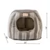 Armarkat Gray & Silver Stripe Cave Cat Bed image thumbnail 5