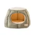 Armarkat Laurel Green Hut Enclosed Cat Bed image thumbnail 1
