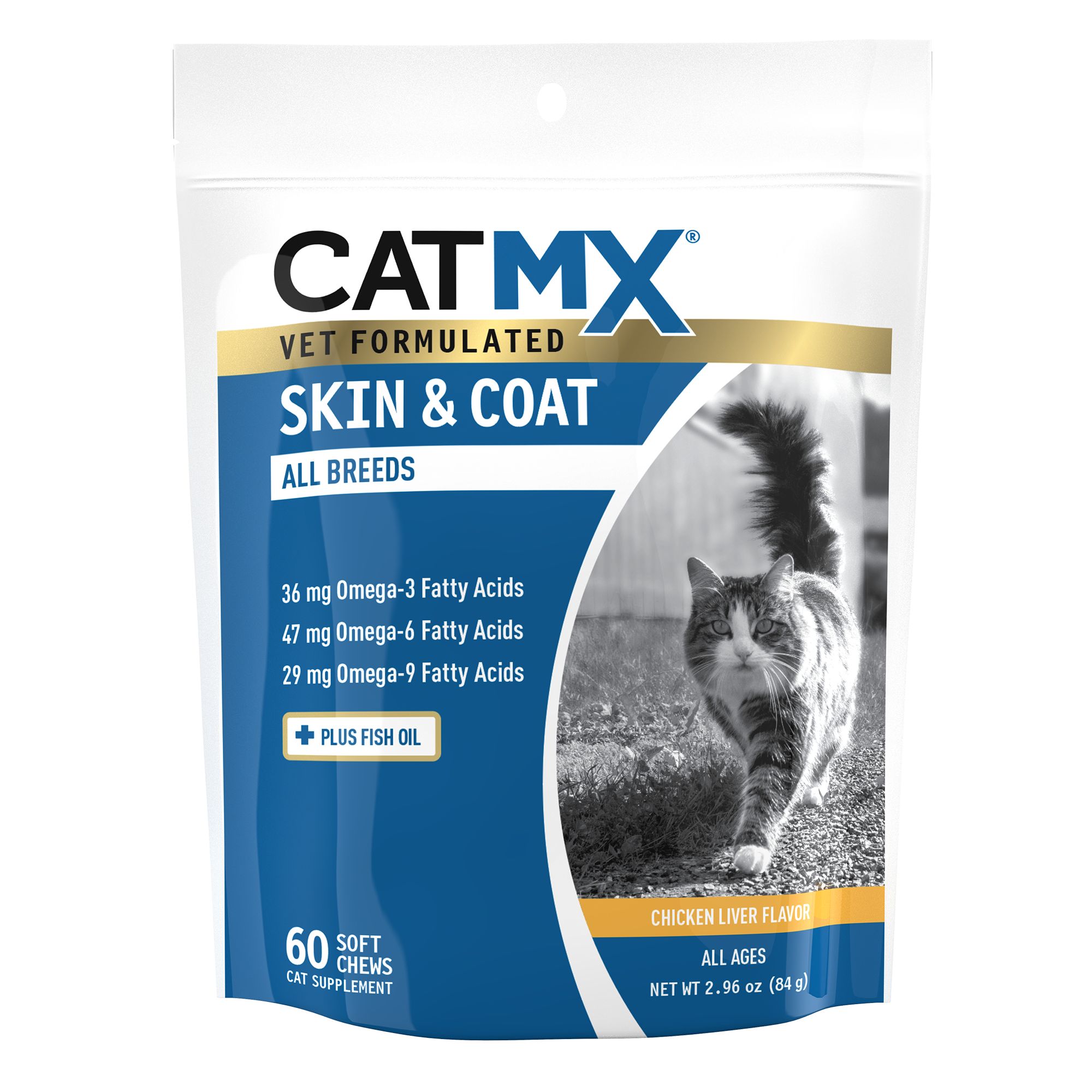 Cat MX Vet Formulated Omega Essentials Soft Chews Chicken Liver