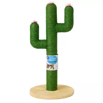 Product Whisker City® 26-in Green Cactus Cat Scratching Post