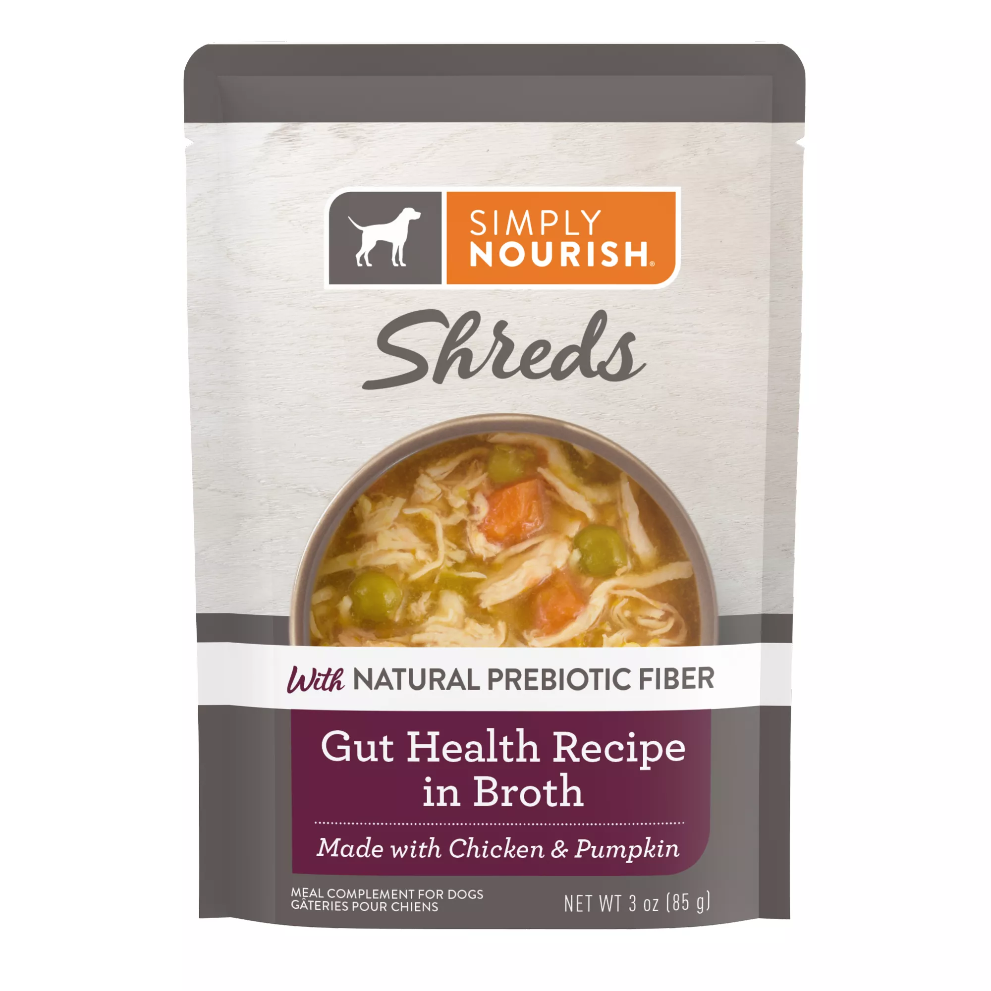 Simply Nourish® Natural Solutions Gut Health All Life Stage Dog Meal Topper - 3 Oz.,