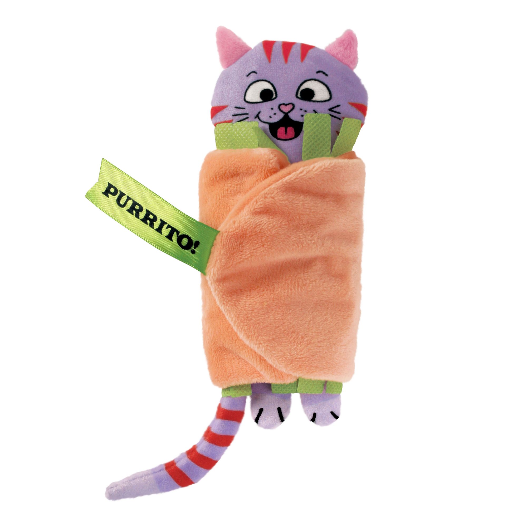 KONG® Pull-A-Partz Purrito Cat Toy - Catnip