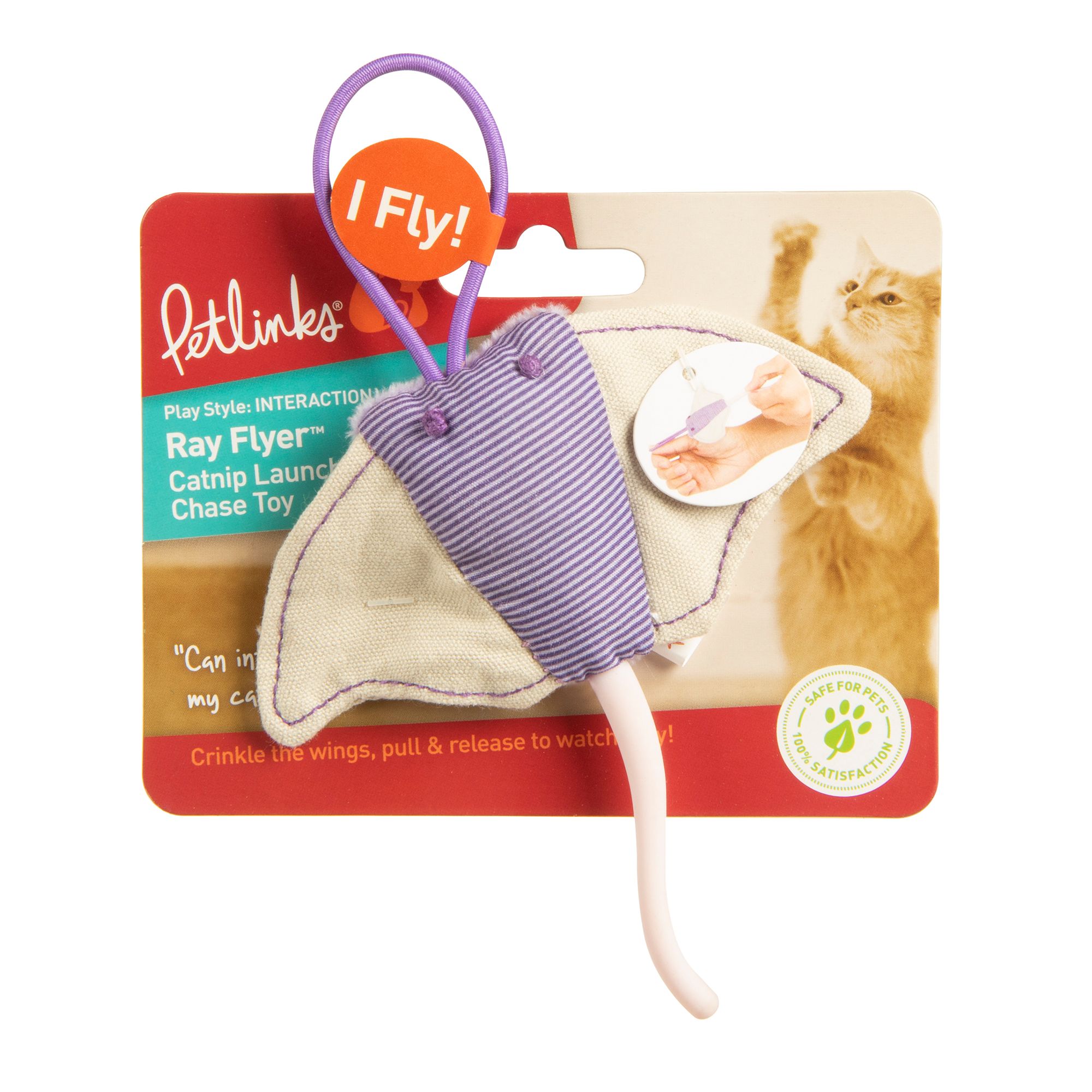 Petlinks Ray Flyer Trade Stingray Launcher Cat Toy Catnip Cat Catnip Petsmart