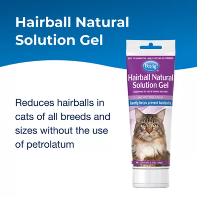Product PetAg® Hairball Natural Solution Gel Supplement for Cats, 3.5 oz.