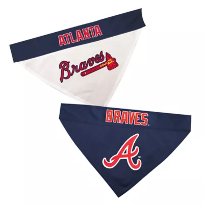 Atlanta Braves MLB Reversible Pet Bandana - Image 1