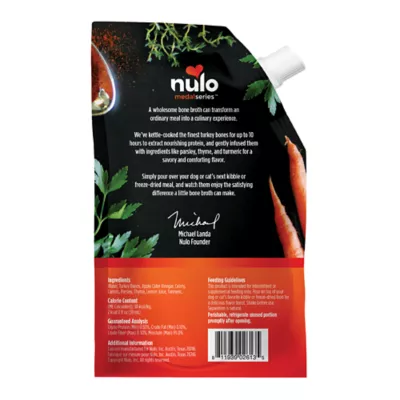 Product Nulo MedalSeries Bone Broth All Life Stage Wet Dog & Cat Food Topper - 20 Oz.