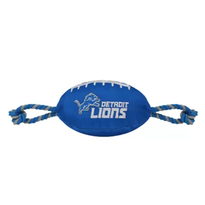 Product Detroit Lions Football Rope Dog Toy