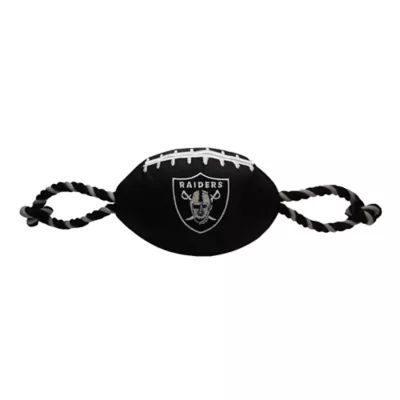 Product Pets First Las Vegas Raiders Football Rope Dog Toy