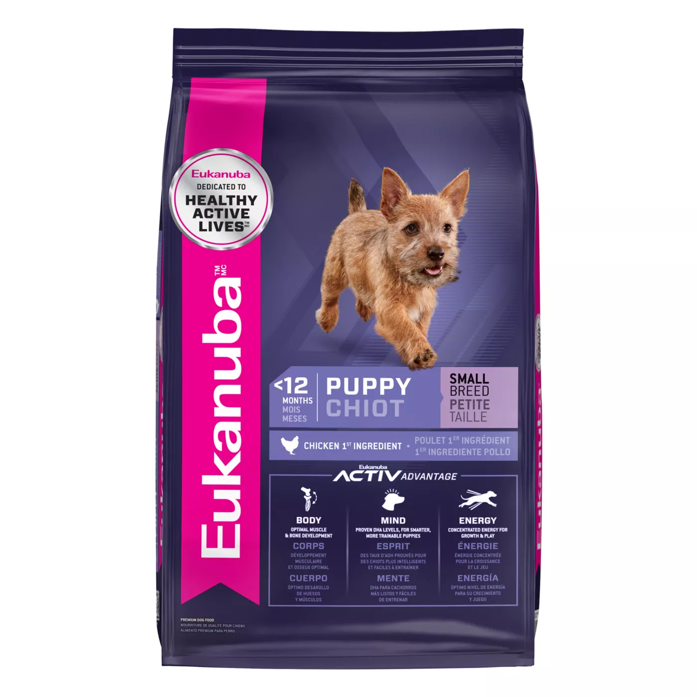 Eukanuba Small Breed Puppy Dry Dog Food Chicken