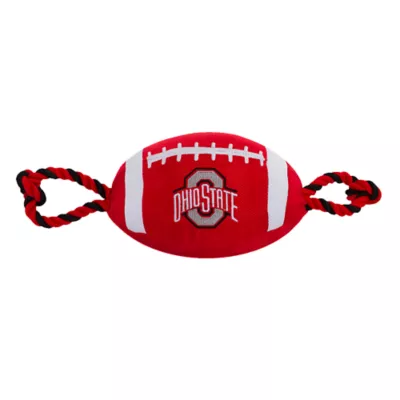 Product Pets First Ohio State University Football Rope Dog Toy