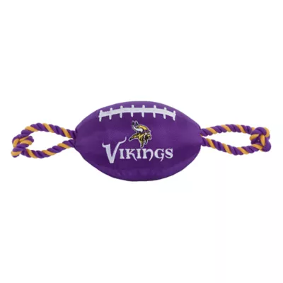 Product Pets First Minnesota Vikings Football Rope Dog Toy